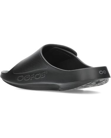 Zehansandalen für Herren und Damen OOFOS OOAHH SPORT 1550 MATTEBLACK