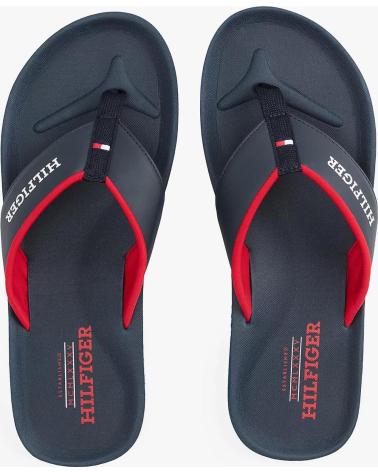Man Flip flops TOMMY HILFIGER CHANCLAS PADDED COMFORT HILFIGER B SANDAL MAR MARINO