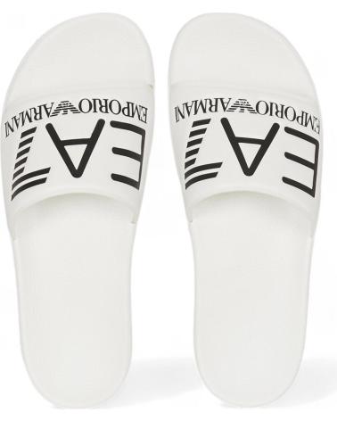 Chinelos de Mulher e Menino EMPORIO ARMANI CHANCLAS ARMANI EA7 XCP001 BLANCO