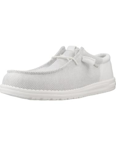Man Boat shoes HEY DUDE INFORMALES HOMBRE MODELO 40011H COLOR BLANCO GHSTD