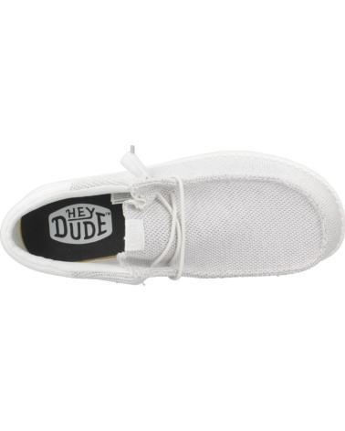Man Boat shoes HEY DUDE INFORMALES HOMBRE MODELO 40011H COLOR BLANCO GHSTD