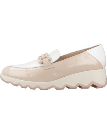 WONDERS MOCASINES MUJER MODELO C7603 COLOR NUDE PALOFF