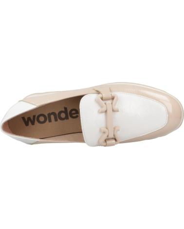 WONDERS MOCASINES MUJER MODELO C7603 COLOR NUDE PALOFF