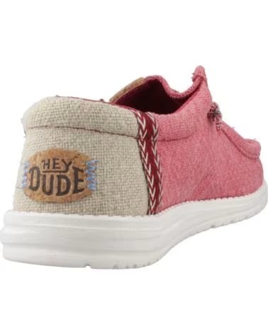 HEY DUDE HERREN SNEAKER WALLY JUTE ROT HD43085-79B REDSLV