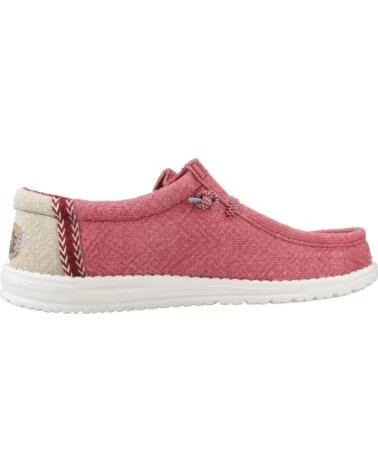 HEY DUDE HERREN SNEAKER WALLY JUTE ROT HD43085-79B REDSLV