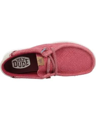 HEY DUDE HERREN SNEAKER WALLY JUTE ROT HD43085-79B REDSLV