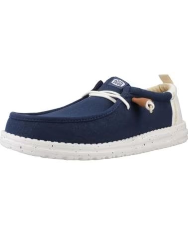 Nauticos für Herren HEY DUDE WALLY SUMMER LINEN HERRENSCHUHE HD43086-4UA BLUWHT