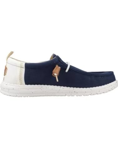 Nauticos für Herren HEY DUDE WALLY SUMMER LINEN HERRENSCHUHE HD43086-4UA BLUWHT