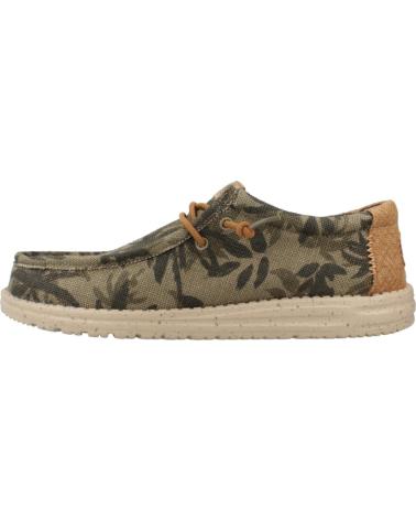 Nauticos pour Homme HEY DUDE WALLY PALM JUTE KAKI