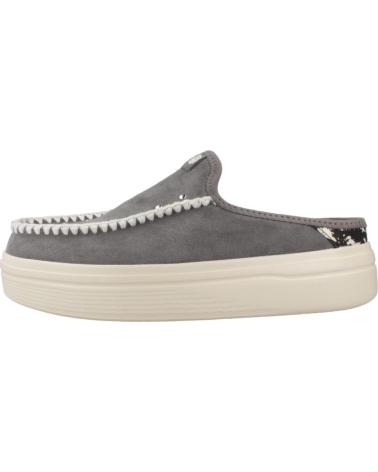 Woman Clogs HEY DUDE ZUECOS MUJER MODELO AUSTIN LIFT WESTERN COLOR GRIS CHRCAL