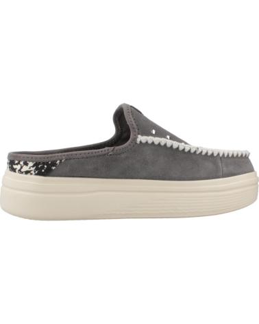 Woman Clogs HEY DUDE ZUECOS MUJER MODELO AUSTIN LIFT WESTERN COLOR GRIS CHRCAL