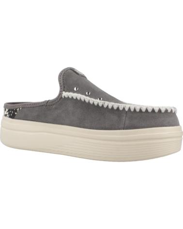 Woman Clogs HEY DUDE ZUECOS MUJER MODELO AUSTIN LIFT WESTERN COLOR GRIS CHRCAL