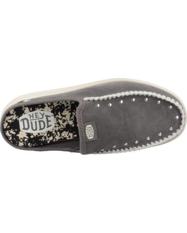 Woman Clogs HEY DUDE ZUECOS MUJER MODELO AUSTIN LIFT WESTERN COLOR GRIS CHRCAL