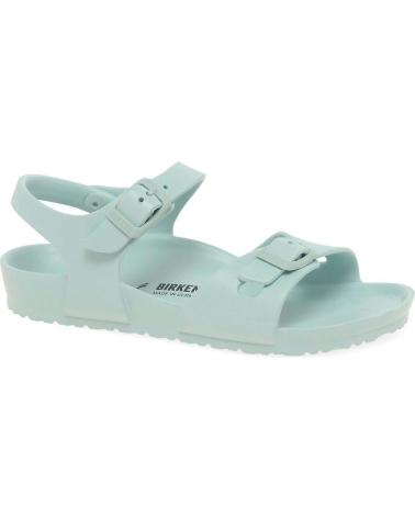 Sandalen für Mädchen und Junge BIRKENSTOCK SANDALIAS RIO EVA PARA NINOS UNISEX EN COLOR VERDE