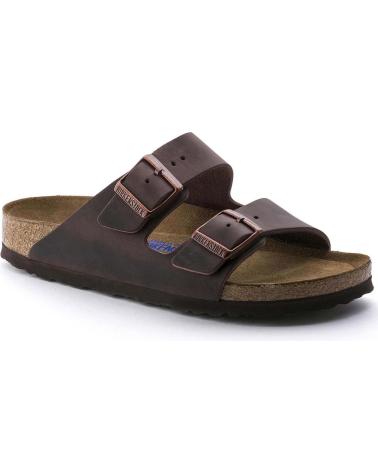 Sandalias de Hombre BIRKENSTOCK SANDALIAS ARIZONA SOFT FOOTBED OILED LEATHER PARA HOMBRE EN  MARRON