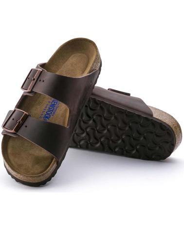 Sandalias de Hombre BIRKENSTOCK SANDALIAS ARIZONA SOFT FOOTBED OILED LEATHER PARA HOMBRE EN  MARRON