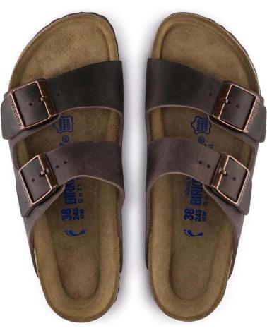 Sandalias de Hombre BIRKENSTOCK SANDALIAS ARIZONA SOFT FOOTBED OILED LEATHER PARA HOMBRE EN  MARRON