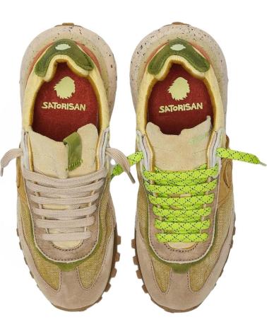 Sportivo per Donna SATORISAN ZAPATILLAS DHARMA LINEN PSYCODELIC KHAKI