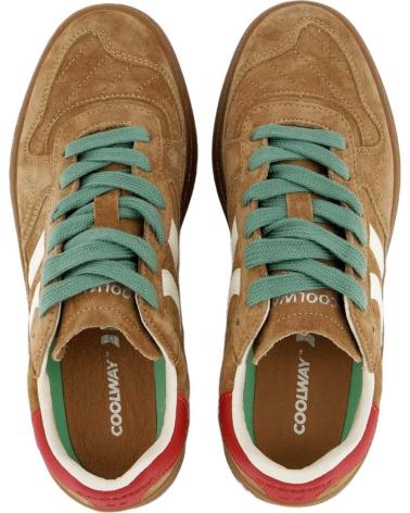 Zapatillas deporte pour Homme COOLWAY ZAPATILLAS GOAL PARA HOMBRE EN COLOR MARRON