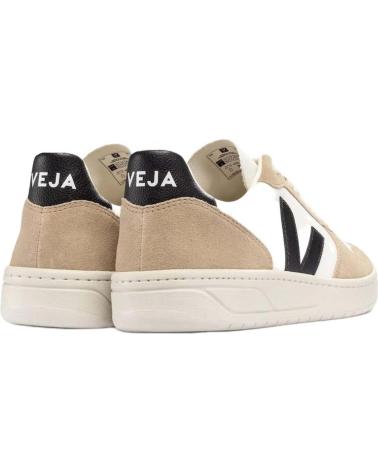 Deportivas de Mujer y Hombre VEJA ZAPATILLAS V-10 PARA UNISEX EN COLOR BEIGE
