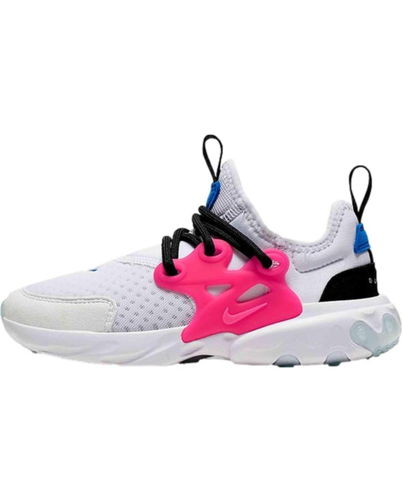 Sportivo per Bambina e Bambino NIKE ZAPATILLAS PARA NINOS UNISEX EN COLOR BLANCO