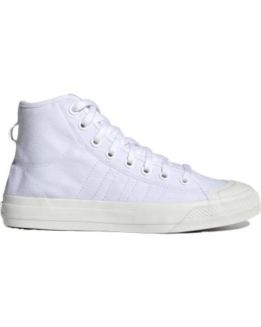girl and boy Trainers ADIDAS ZAPATILLAS NIZZA HI RF PARA NINOS UNISEX EN COLOR BLANCO