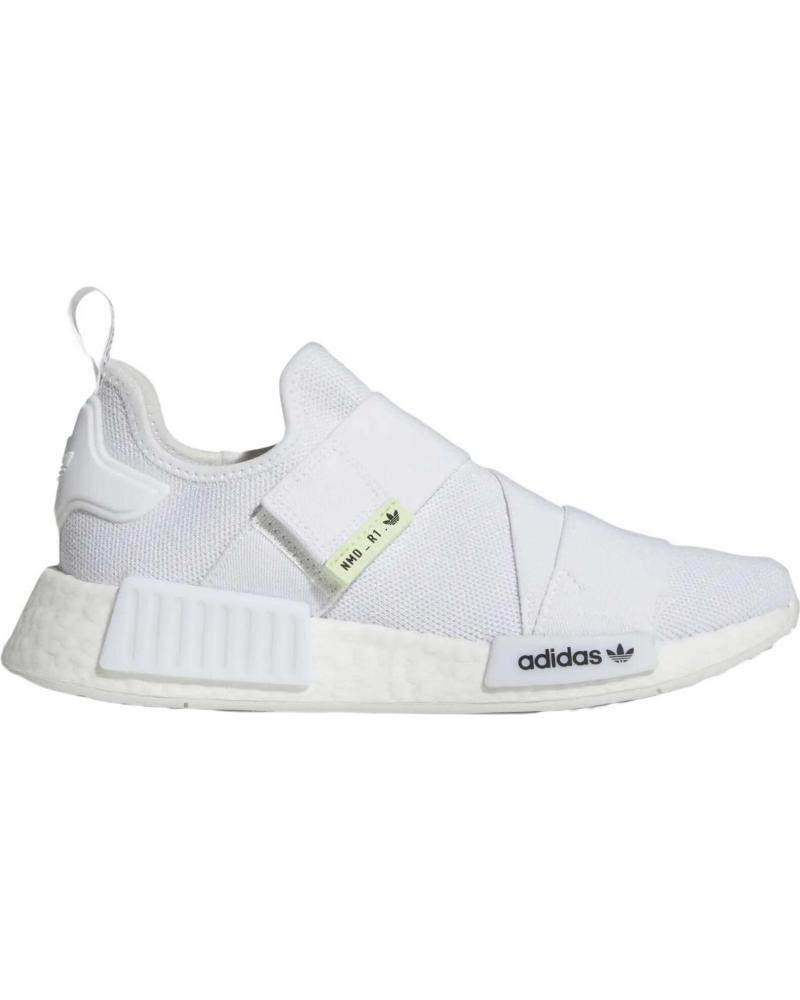 Sportivo per Bambina e Bambino ADIDAS ZAPATILLAS NMDR1 PARA MUJER EN COLOR BLANCO