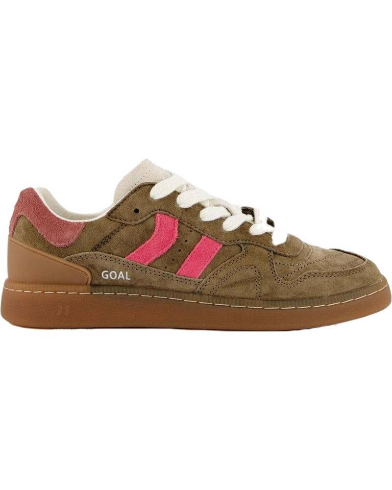 Sportivo per Donna COOLWAY ZAPATILLAS GOAL PARA MUJER EN COLOR MARRON