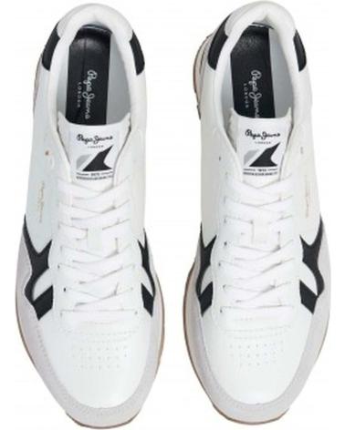 Sneaker für Herren PEPE JEANS ZAPATILLAS BRIT SUPRA PARA HOMBRE EN COLOR BLANCO