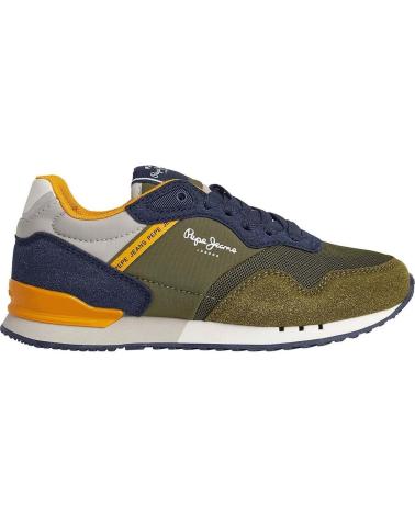 Deportivas de Niño PEPE JEANS ZAPATILLAS LONDON FOREST PARA NINOS EN COLOR VERDE