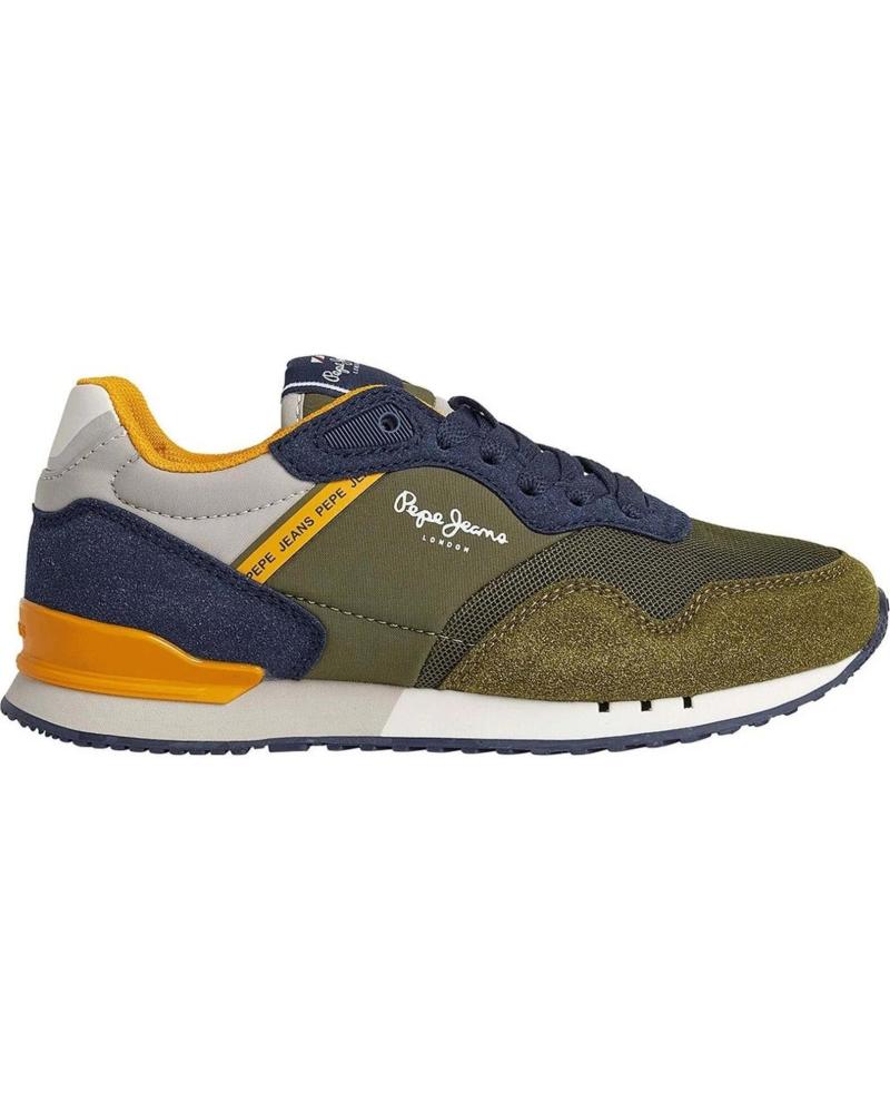 Sneaker für Junge PEPE JEANS ZAPATILLAS LONDON FOREST PARA NINOS EN COLOR VERDE