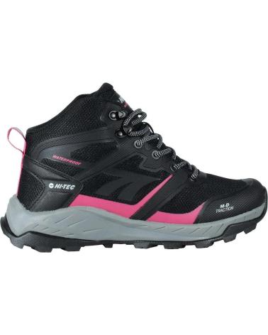 BOTAS HI-TEC TOUBKAL MID WP PRETAS NEGRO