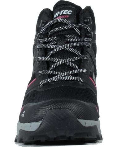 BOTAS HI-TEC TOUBKAL MID WP PRETAS NEGRO