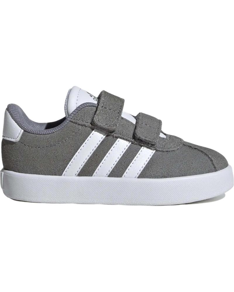 ADIDAS VL COURT 3.0 CF I KLETTVERSCHLUSS-SNEAKER - GRAU GREY