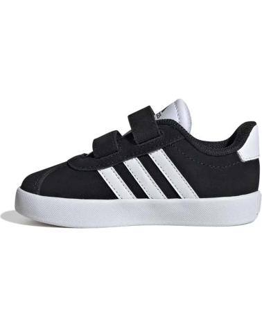 ZAPATILLAS ADIDAS VL COURT 3.0 CF I NEGRAS CON VELCRO PARA NIÑOS BLACK