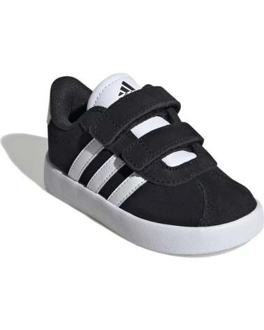 ZAPATILLAS ADIDAS VL COURT 3.0 CF I NEGRAS CON VELCRO PARA NIÑOS BLACK