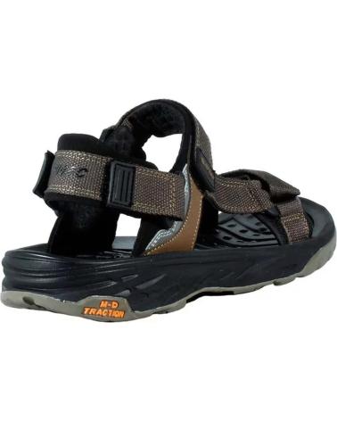 HI-TEC CHANCLAS OLIVE-BLACK-YELLOW