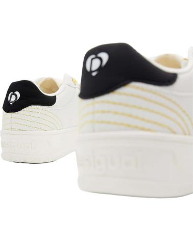 SAPATILHAS DESIGUAL FANCY MICKEY WHITE PARA MULHER BRANCAS WHITE