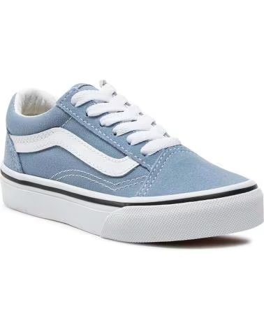 Sapatos de Menina e Menino VANS OFF THE WALL ZAPATILLAS VANS OLD SKOOL PARA NINOS UNISEX EN COLOR AZUL AZUL