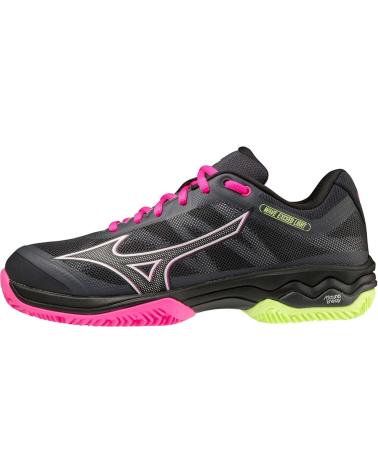 MIZUNO WAVE EXCEED LIGHT PADEL W BLACK NEON PINK SNEAKERS ROSA