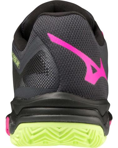 MIZUNO WAVE EXCEED LIGHT PADEL W BLACK NEON PINK SNEAKERS ROSA