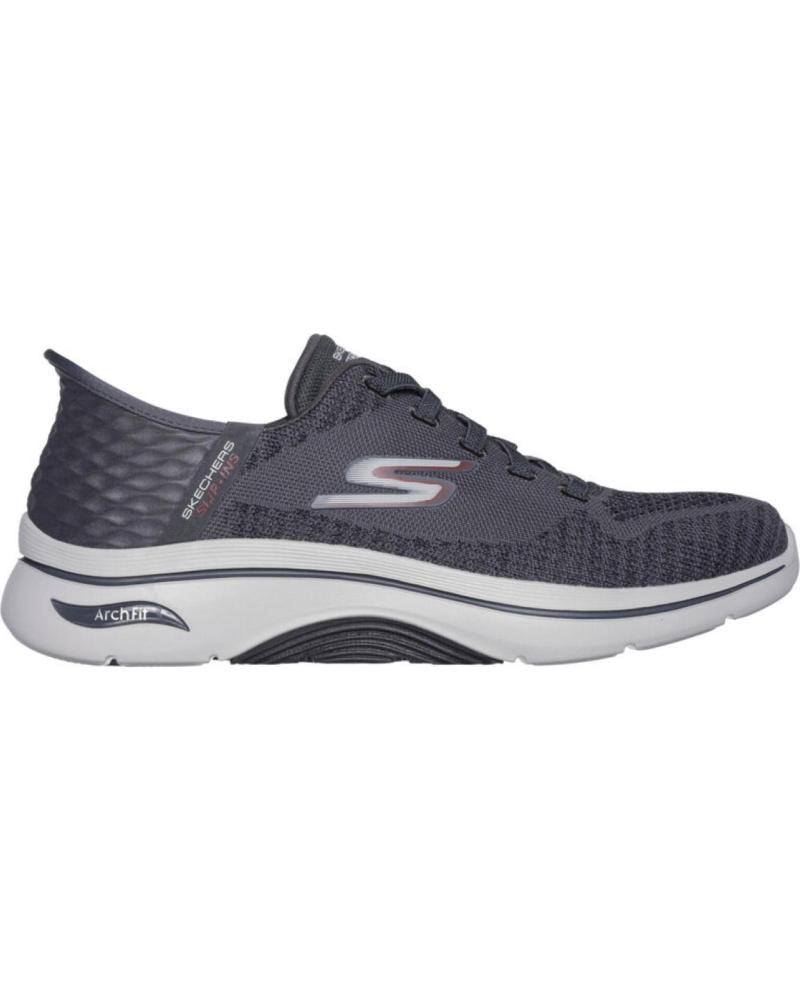 Sportif pour Homme SKECHERS GO WALK ARCH FIT 2 0 GRAND SELECT 216601-CCRD GRIS