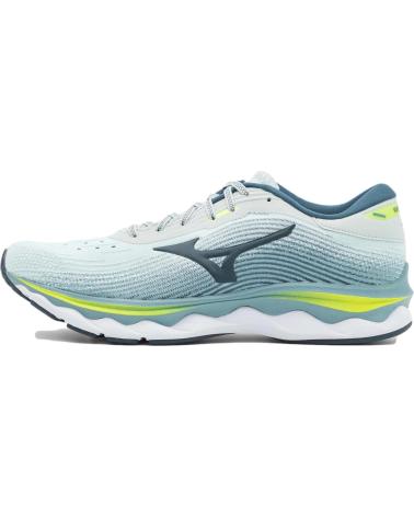ZAPATILLAS RUNNING MIZUNO WAVE SKY 5 J1GC2102-24 GRIS VERDE GRIS