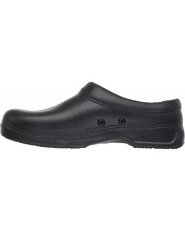 SKECHERS BALDER BLACK ZUECO ANTIDESLIZANTE NEGRO PARA HOMBRE NEGRO