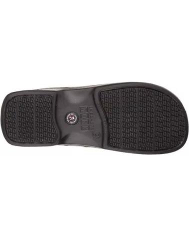 SKECHERS BALDER BLACK ZUECO ANTIDESLIZANTE NEGRO PARA HOMBRE NEGRO