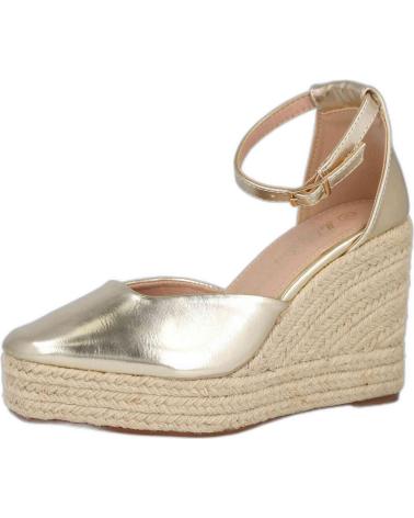 Zapatos de cuña per Donna L&R SHOES LR SHOES 5119 ALPARGATAS DE ESPARTO PARA MUJER ORO