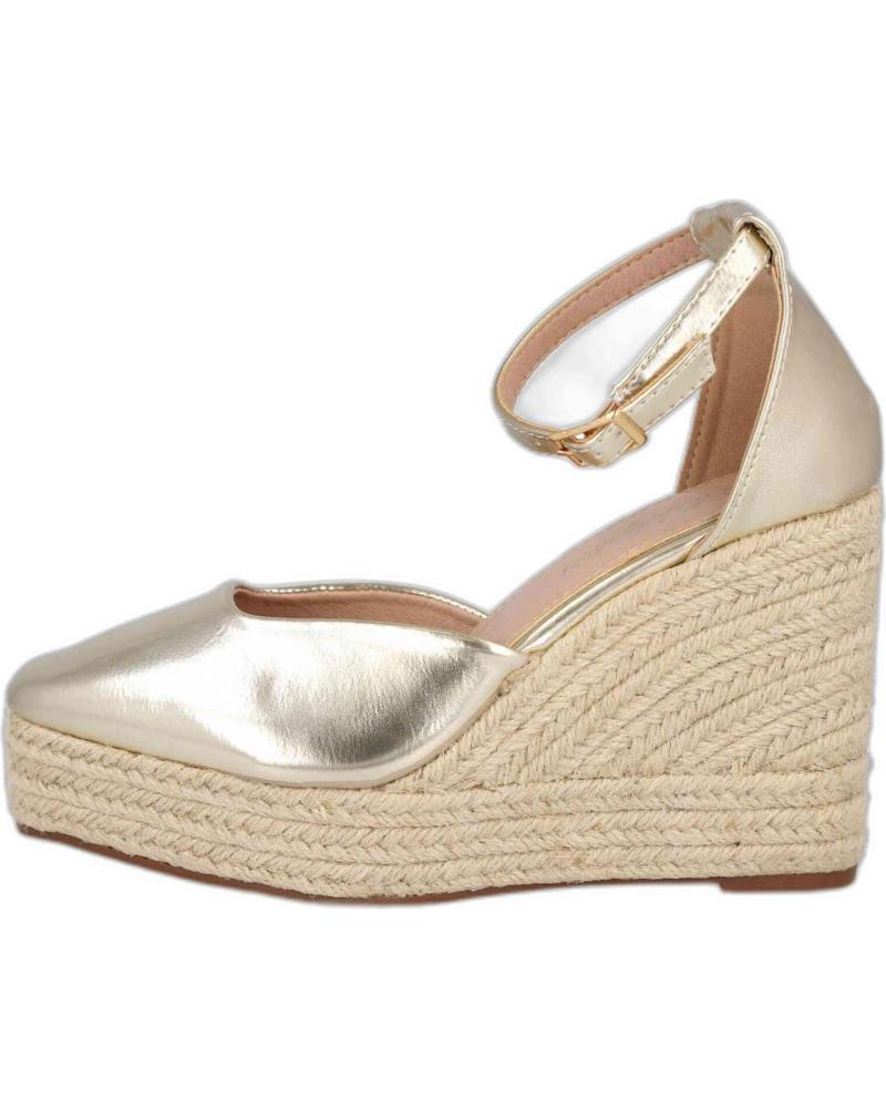 Zapatos de cuña per Donna L&R SHOES LR SHOES 5119 ALPARGATAS DE ESPARTO PARA MUJER ORO