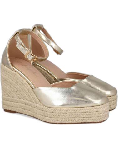 Zapatos de cuña per Donna L&R SHOES LR SHOES 5119 ALPARGATAS DE ESPARTO PARA MUJER ORO