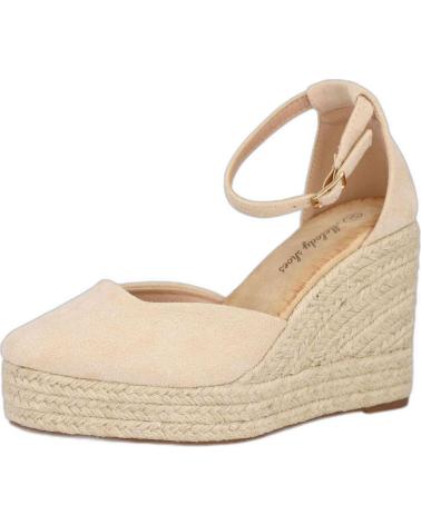 Sandali per Donna L&R SHOES LR SHOES 5119 ALPARGATAS DE ESPARTO PARA MUJER BEIGE