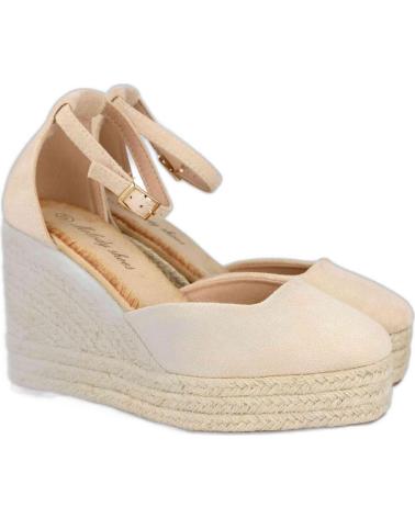 Sandali per Donna L&R SHOES LR SHOES 5119 ALPARGATAS DE ESPARTO PARA MUJER BEIGE